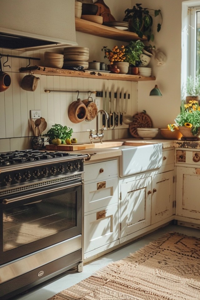 Colorful Cookery: Adding a Contemporary Edge to Your Farmhouse Kitchen