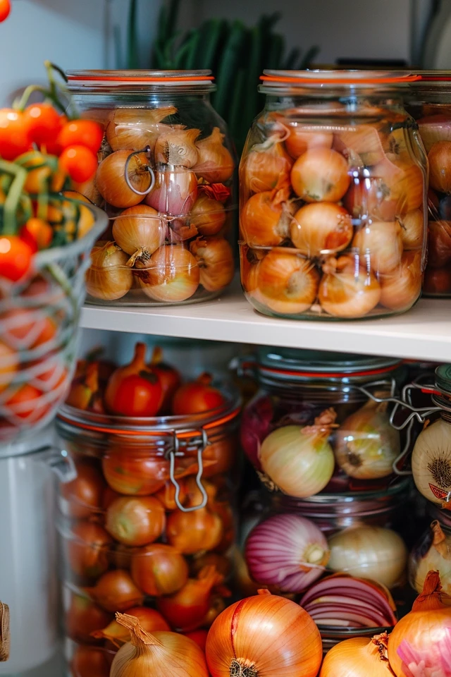 Vintage-Inspired Onion Storage Container