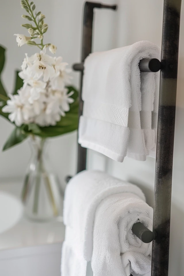 Creative Towel Rack Decor Ideas for Bathrooms