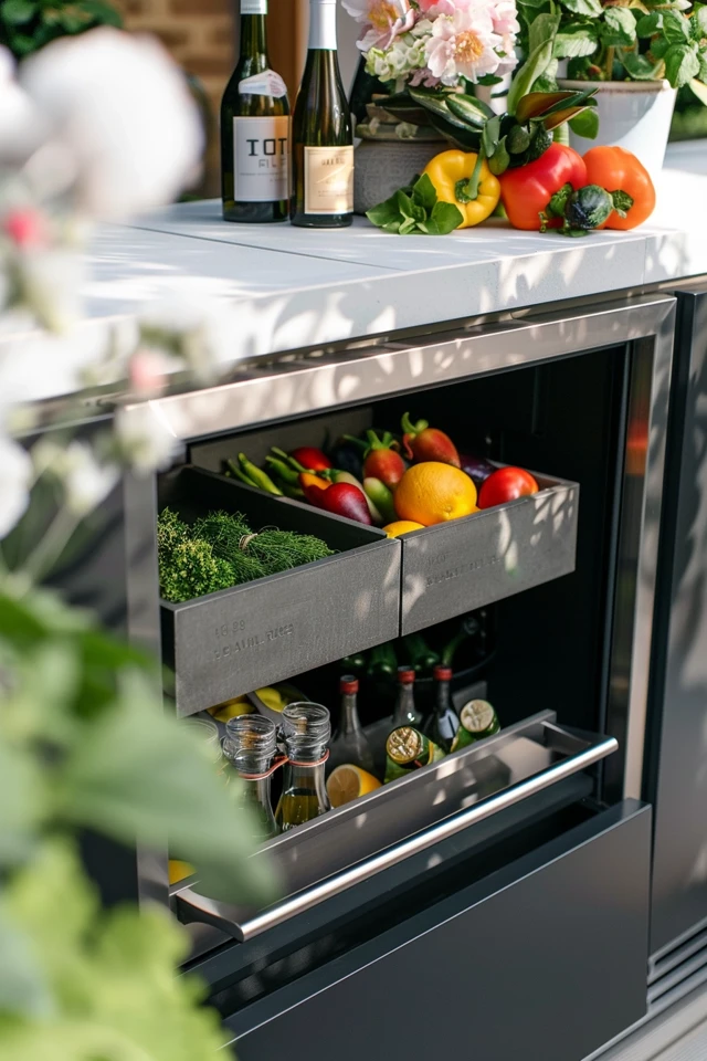 Types of Outdoor Kitchen Storage
