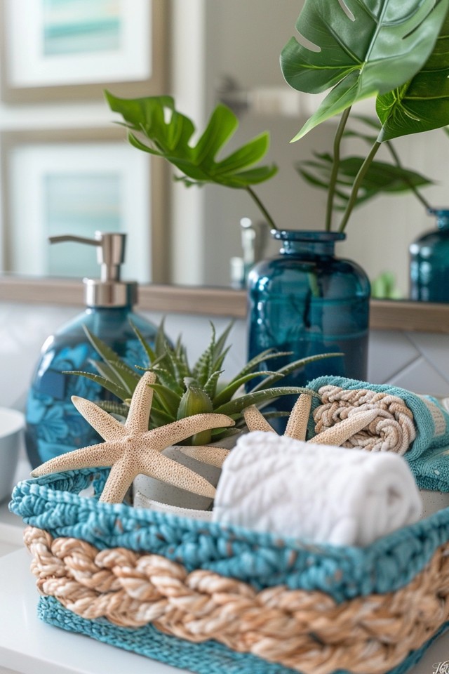 Nautical Bathroom Decor: Easy Coastal Touches
