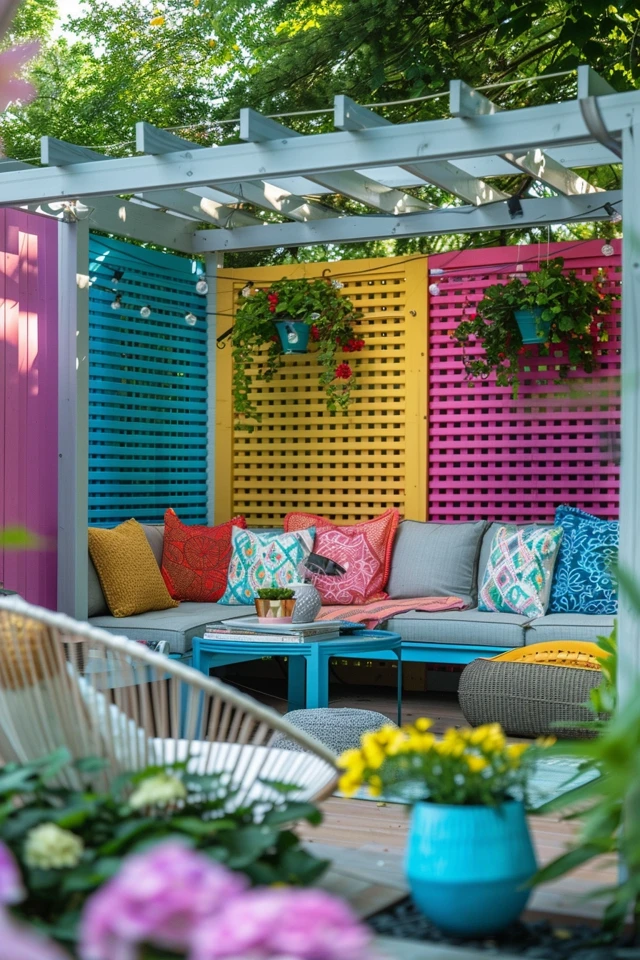 Pergola Privacy Wall Ideas for Your Backyard Retreat
