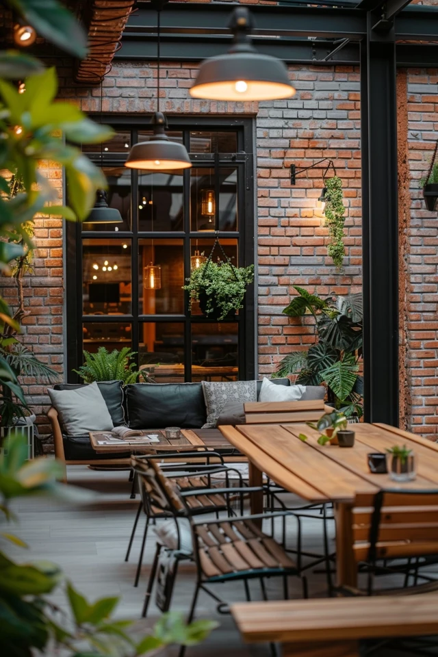 Creating an Industrial Chic Patio: Materials, Furniture, and Decor