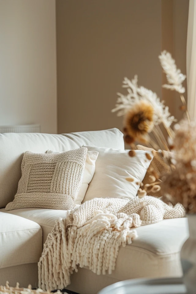 Mix and match beige tones