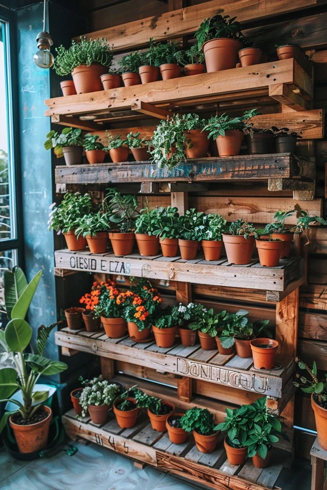 Creative Wood Pallet Shelf Ideas for Your Home