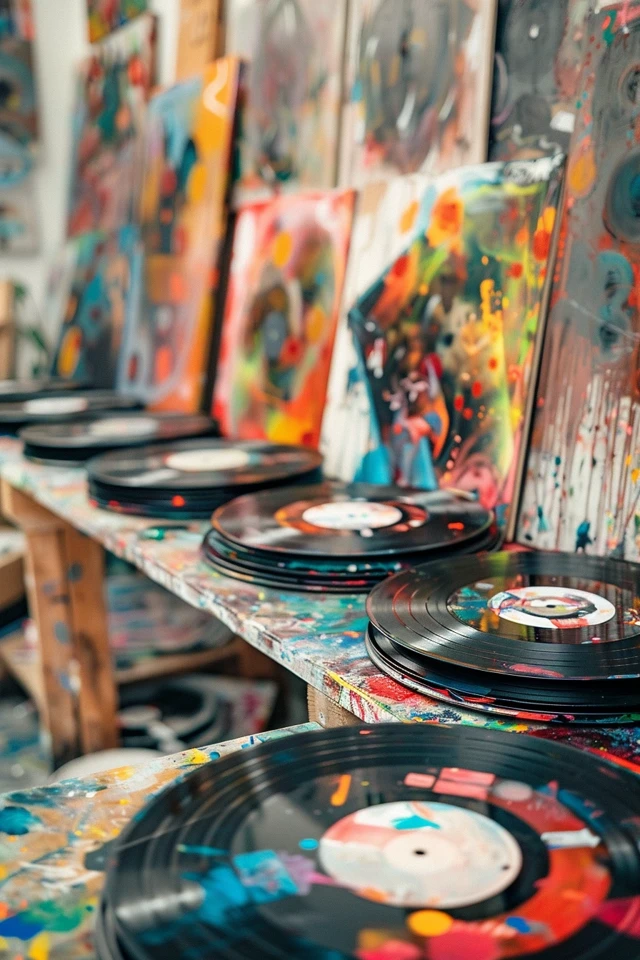 Expressive Vinyl Art: Aesthetic Record Painting Ideas