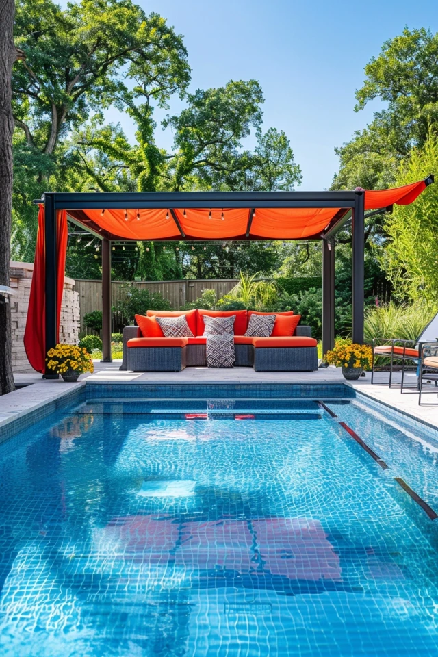 Above Ground Pool Canopy Ideas for Sunny Days