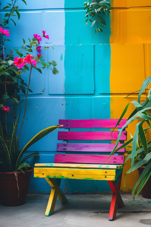 Colorful Painted Chairs: Add a Splash of Color
