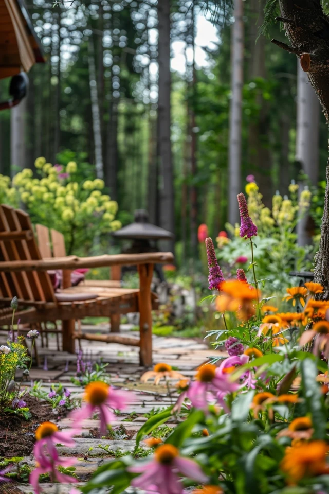 Timber Planters: Showcasing Flowers and Plants