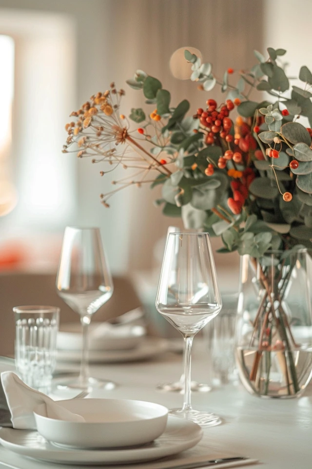 Modern Thanksgiving Theme Decor for a Contemporary Home