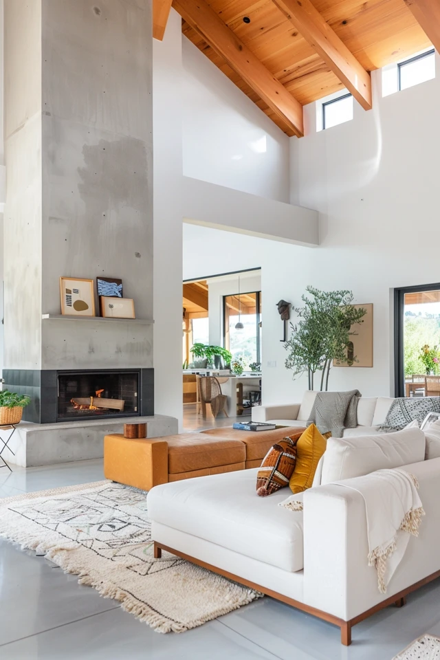 Elevate Style: Vaulted Ceiling Fireplace Ideas