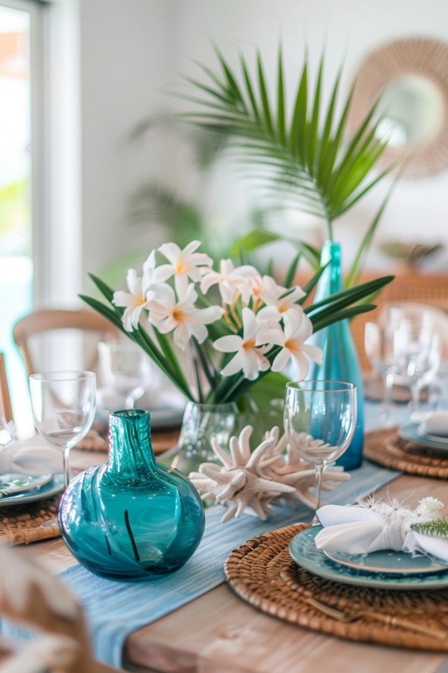 Coastal Dining Tables: Elegance and Nautical Elements