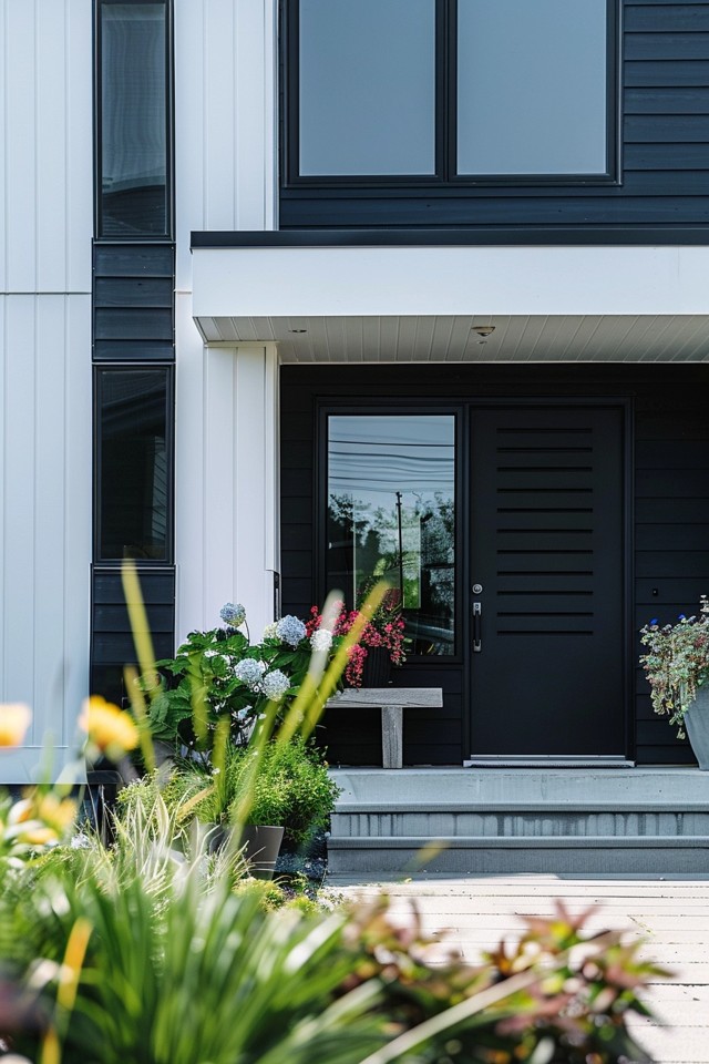 Chic Black and White House Exterior Ideas