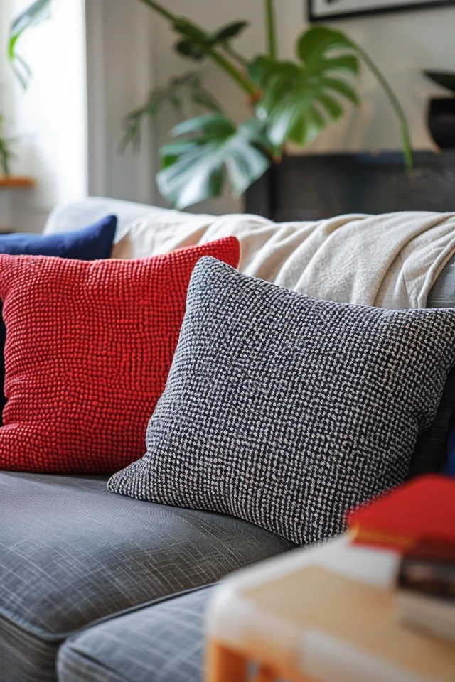 How to Choose the Perfect Throw Pillow Arrangement for a Grey Couch