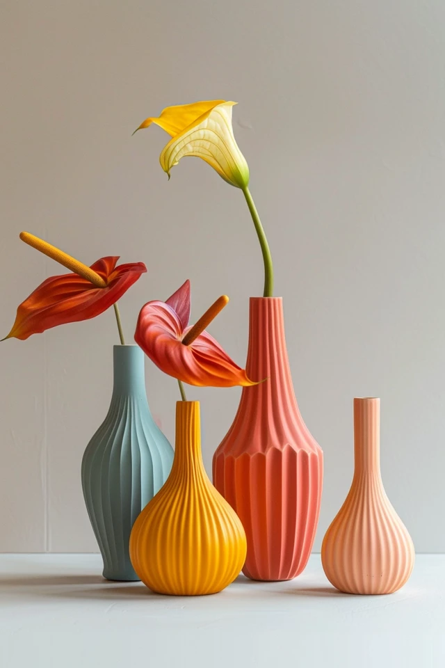 Mid-century Modern Vases: Elegant Accents