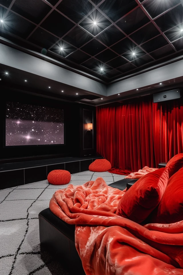 Factors to Consider for Home Theater Ceiling Design