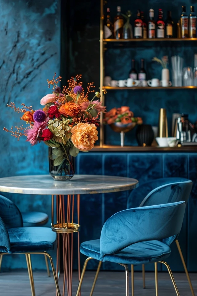 Blue and Gold Room Ideas for Elegant Interiors