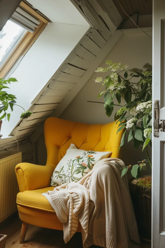 Attic Meditation Spot: Tranquil Areas
