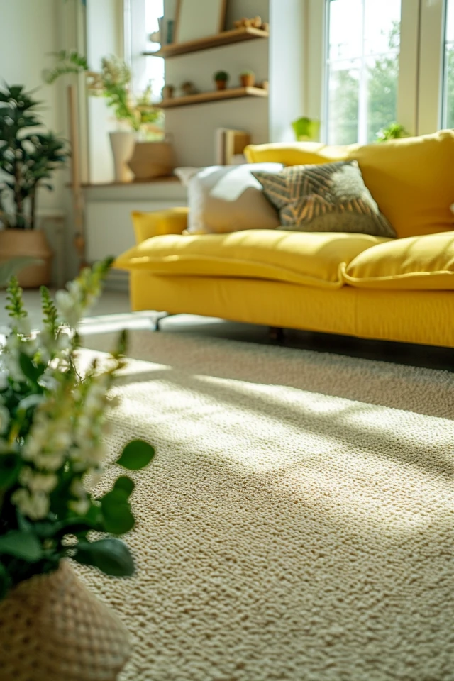Tips to Update Your Beige Carpet Living Room