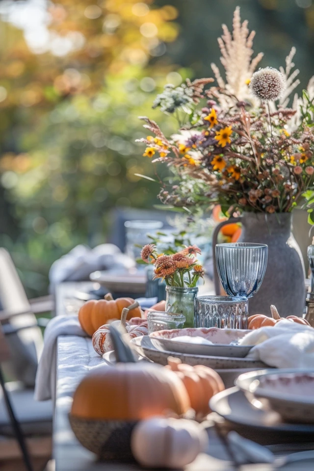Patio and Garden Ideas with Thanksgiving Theme Outdoor Decor
