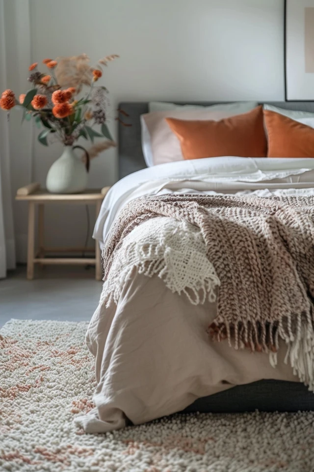 Cozy Rug Under Bed Ideas for Warm Bedrooms