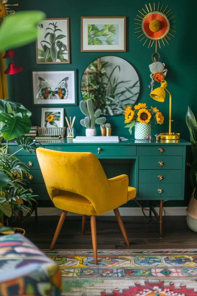 Mid-century Modern Home Office Ideas: Stylish Workspaces