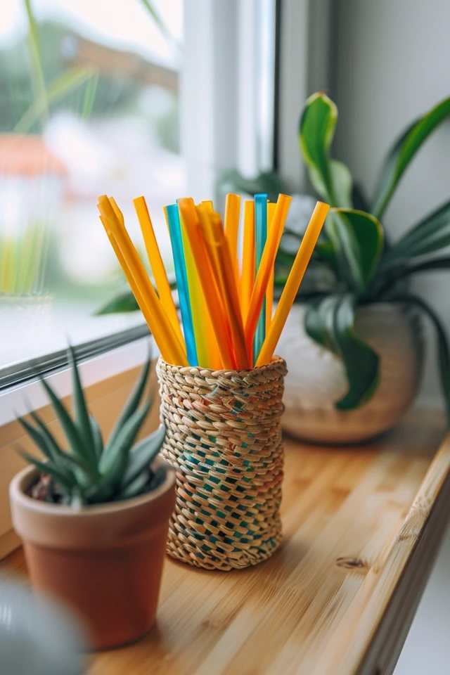 Creative Straw Holder Ideas for Tidy Spaces