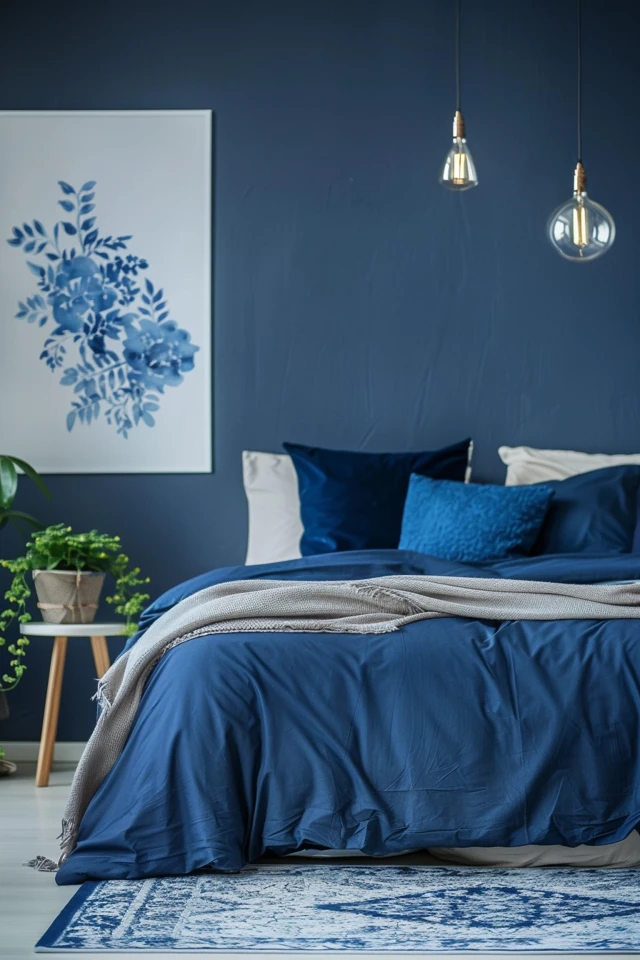 Navy Blue and Grey Bedroom Ideas for a Chic Look