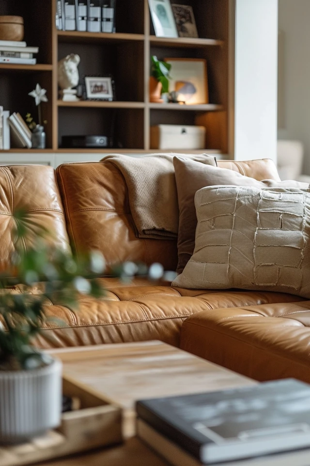 Chic Cream Leather Sofa Ideas for Your Living Room