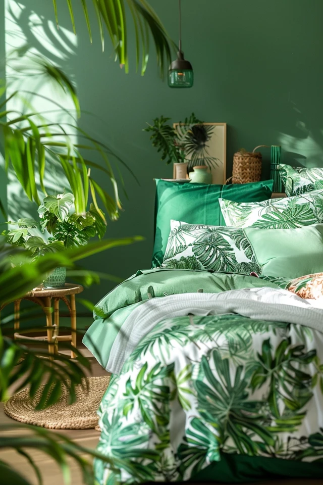 Fresh Green Boho Bedroom Ideas for a Serene Space