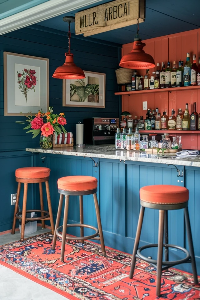 Garage Makeover: Cool Bar in the Garage Ideas