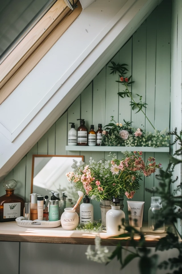 Attic Beauty Room: Personal Care Spaces