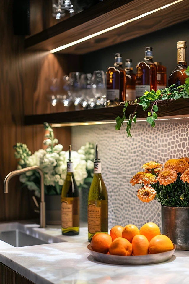 Stylish Backsplash Ideas for Your Wet Bar - photo 2