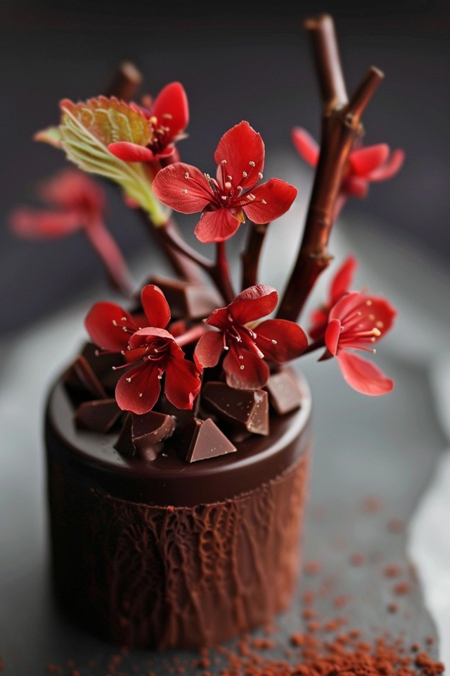 Decadent Chocolate Decorations Ideas for Desserts