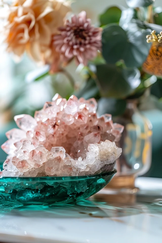 Crystals in the Bathroom