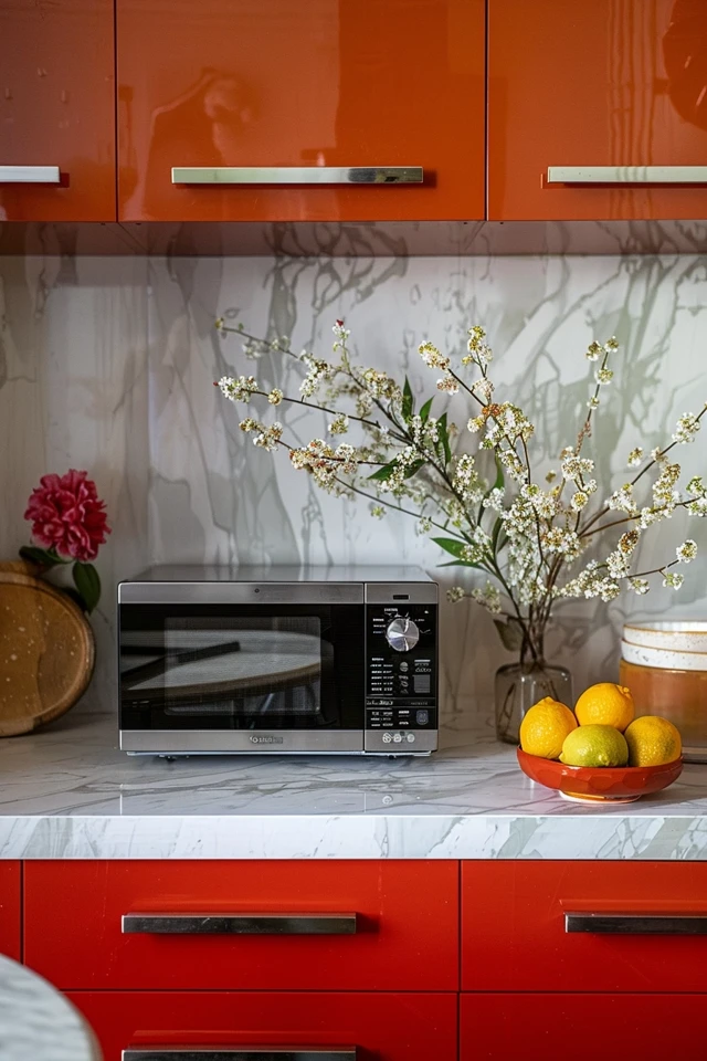 Built-in Microwave Cabinet Ideas
