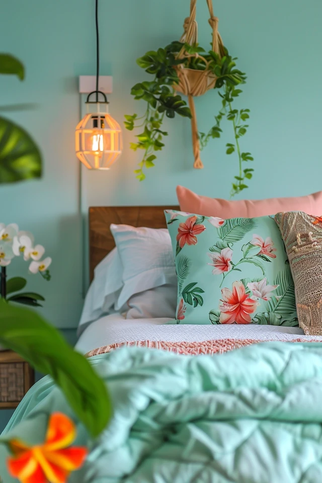 Refreshing Aqua Bedroom Ideas for Serene Vibes