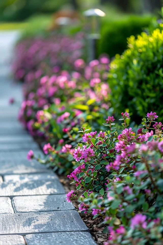 Creative Landscaping Ideas with Indian Hawthorn