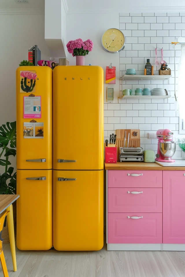 Customizing and Showcasing Above Refrigerator Storage
