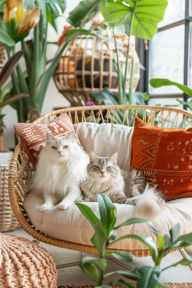 Stylish Cat Trees for Boho Living Spaces