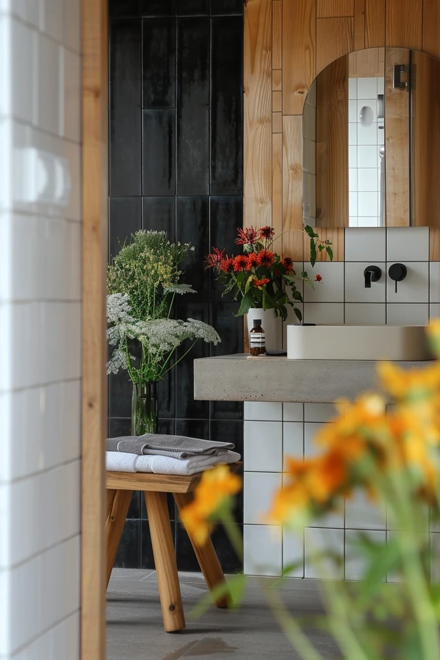 Stylish Shower Curb Tile Ideas for Modern Bathrooms