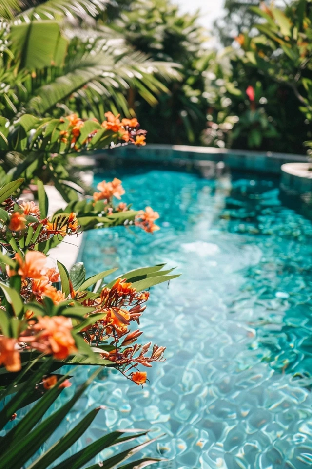 Small Tropical Pool Landscape Design
