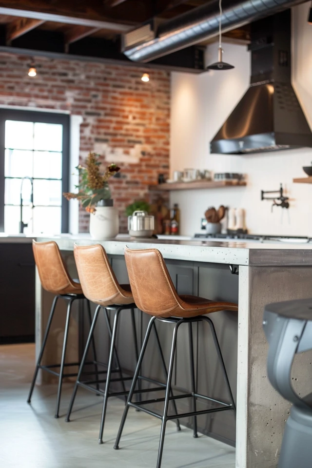 Industrial Stools: Kitchen and Bar Seating