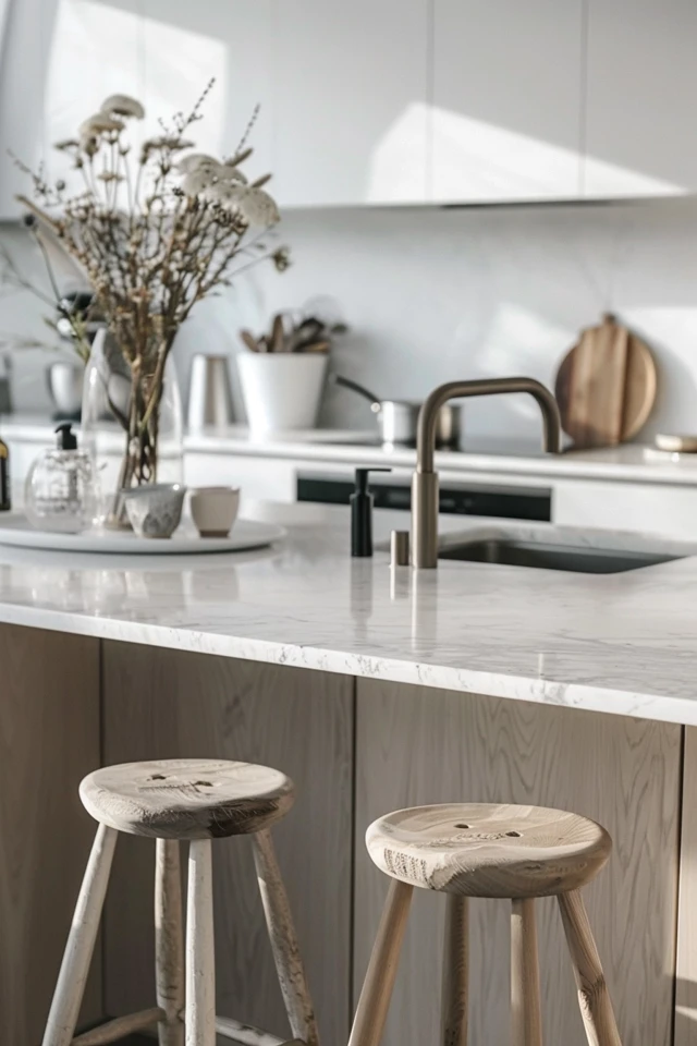 Minimalist Stools: Kitchen and Bar Seating