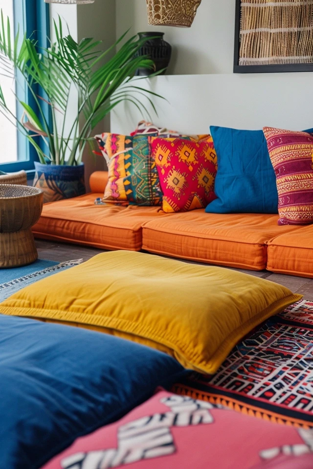 Creative Floor Seating Ideas for Living Rooms