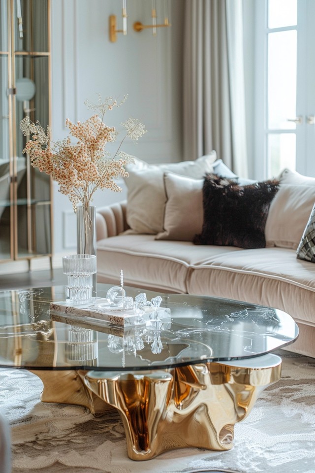 Luxurious Velvet Touches in Glam Decor