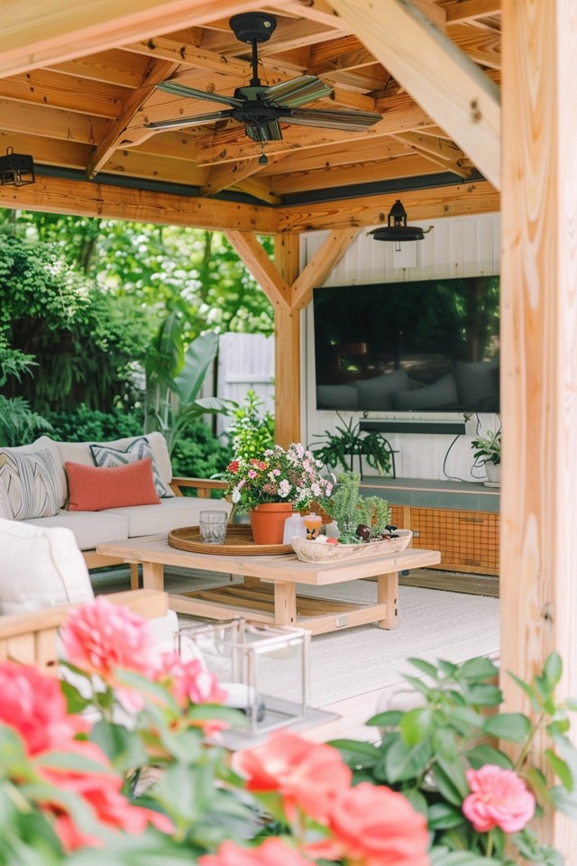 Outdoor Entertainment: Top Gazebo TV Ideas
