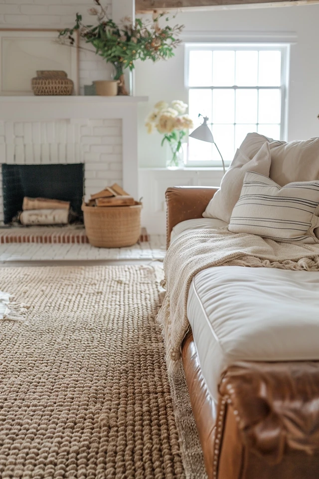 Cozy Farmhouse Carpet Ideas for Rustic Charm