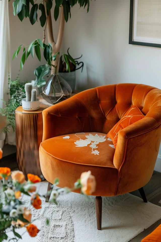 Warm Up Your Space with Burnt Orange Living Room Ideas