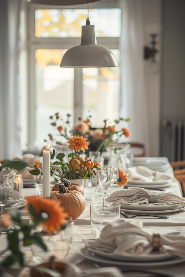 Unique Color Schemes for a Thanksgiving Table Setting